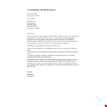 Lab Job Application Letter With No Experience example document template 
