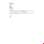 Internship Resignation Letter Example example document template