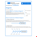 Fishbone Diagram Template - Solve Health Problems with Easy-to-Use Diagram example document template