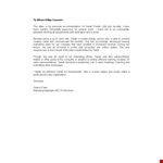 Sample Recommendation Letter From Manager Template - Boost Your Marketing Plans at Sarah's Company example document template 