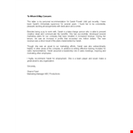 Sample Recommendation Letter From Manager Template - Boost Your Marketing Plans at Sarah's Company example document template