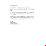 Client Recommendation Letter Template example document template