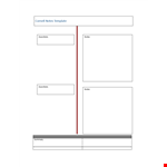Cornell Notes Template - Easy Note-Taking With Cornell Method example document template