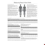 Sizing Chart Template example document template