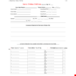 Printable Blank Survey Template for Email, Survey, and Petition example document template 