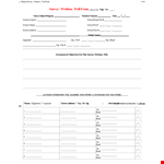 Printable Blank Survey Template for Email, Survey, and Petition example document template