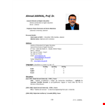 Higher Education Executive Resume example document template