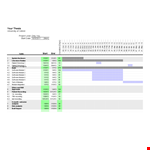 Free Gantt Chart Excel Template example document template