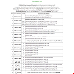 Weekly Lab Schedule Excel Template example document template