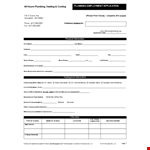 Create a Winning Employment Application | Systems & Plumbing example document template