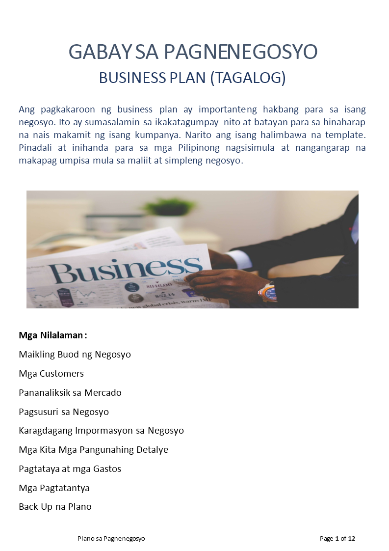 gabay sa pagnenegosyo Main Image gabay sa pagnenegosyo template
