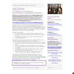 Enews example document template