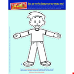 Flat Stanley Template - Create Fun Crafts with the Stanley Brown Design example document template