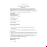 Graphic Designer Resume example document template