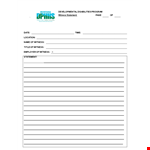 Create a Valid Witness Statement Form in Minutes example document template