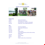 Summer Retreat Agenda Template example document template