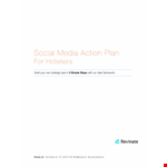 Social Media Action Plan Template example document template