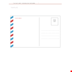 Download Free Postcard Template - Customize and Print | Martha Stewart example document template