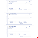 Payment Receipt Template example document template