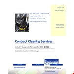 Pdf Format Contract Cleaning Services Free Template example document template