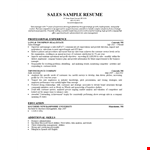 Sales Insurance Agent Resume example document template 
