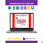 Canada Day Post Template example document template