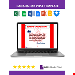Canada Day Post Template example document template 