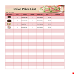 Create Your Custom Price List | Perfect for Parties & Packing | See Pictures | Chocolate Included example document template