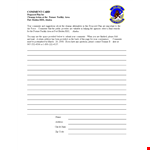 School Comment Card Template example document template