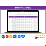 Scoresheet Excel example document template