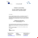Sample Lunch Meeting Invitation example document template