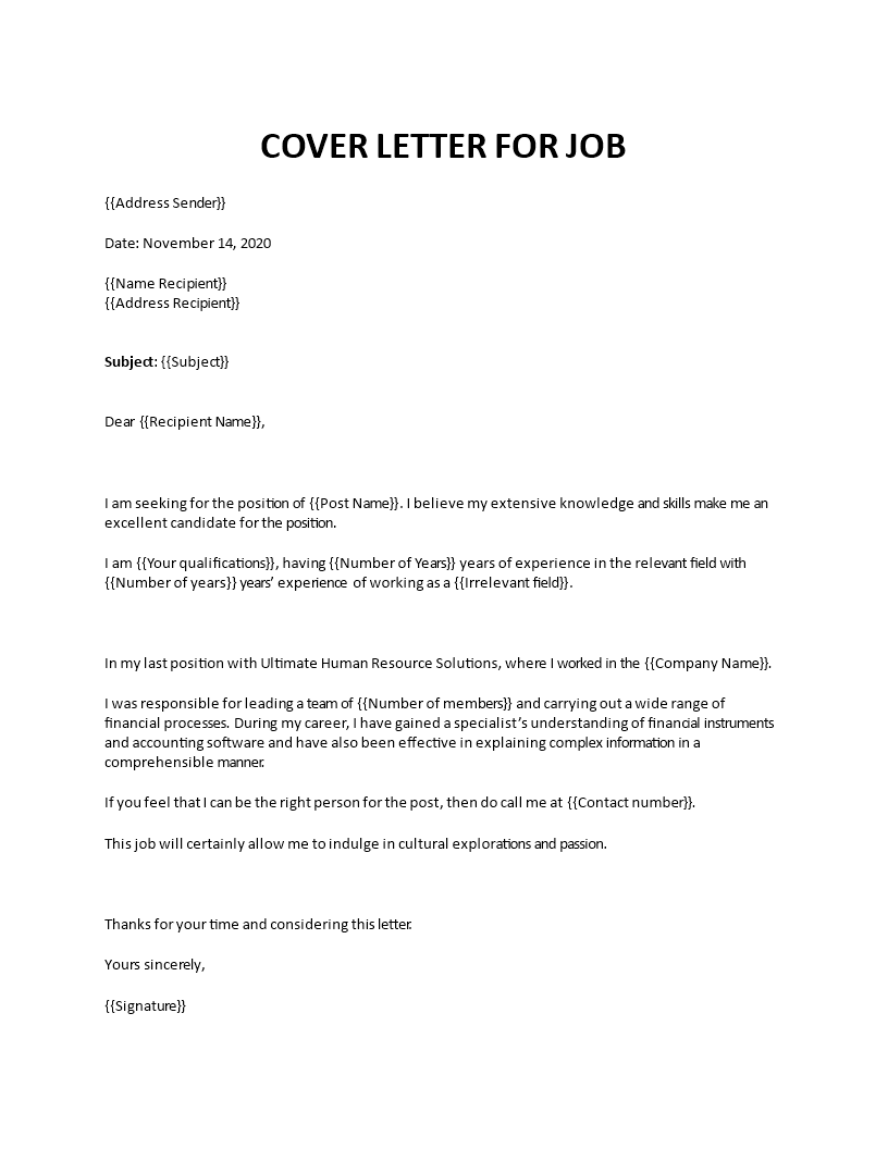 short cover letter examples pdf