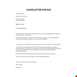 Short cover letter example example document template