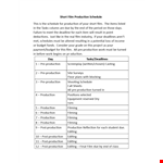 Film Production Services | High-Quality Filming and Production example document template