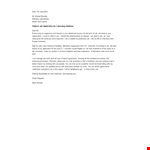 Job Application Letter For Lab Assistant example document template