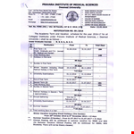 Vacation Schedule example document template
