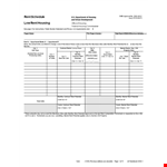 Rent Schedule Low Rent Housing Hud example document template