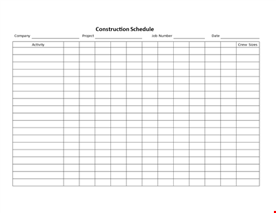 Construction Job
