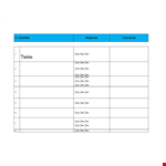 Simple Task Checklist Template example document template