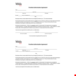 Overtime Authorization Agreement Form example document template