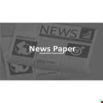 Newspaper Presentation | Standard Lorem Ipsum Industry example document template