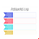 Organize and Manage Your Passwords Efficiently with our Password List Template example document template