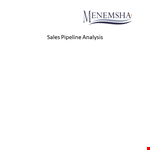 Sales Pipeline Analysis Template Cpuyaxttzbv example document template