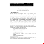 It Strategic Business Plan Template example document template