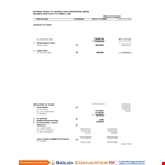 Project Construction Business Balance Sheet Template example document template