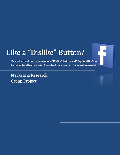 Social Media Market Research Proposal Template | Advertising, Users, Facebook
