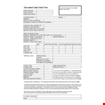 Order Form Template - Simplify Your Orders & Balance Your Bookkeeping example document template