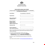 Hospital Quality example document template