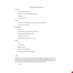 Newborn Packing Checklist example document template