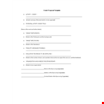 Win Over Sponsors with Our Event Proposal Template - Organization Made Easy for Spectators example document template